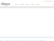 Tablet Screenshot of isensix.com